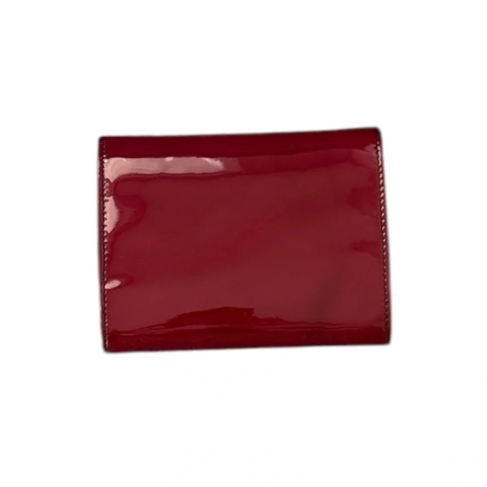 Valentino Garavani Red Patent Leather Wallet